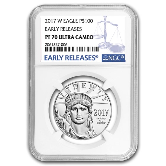 2017-W 1 oz Proof Platinum American Eagle PF-70 NGC (ER) 2017-W 1 oz Proof Platinum American Eagle PF-70 NGC (ER)